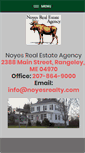 Mobile Screenshot of noyesrealty.com