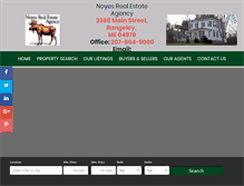 Tablet Screenshot of noyesrealty.com